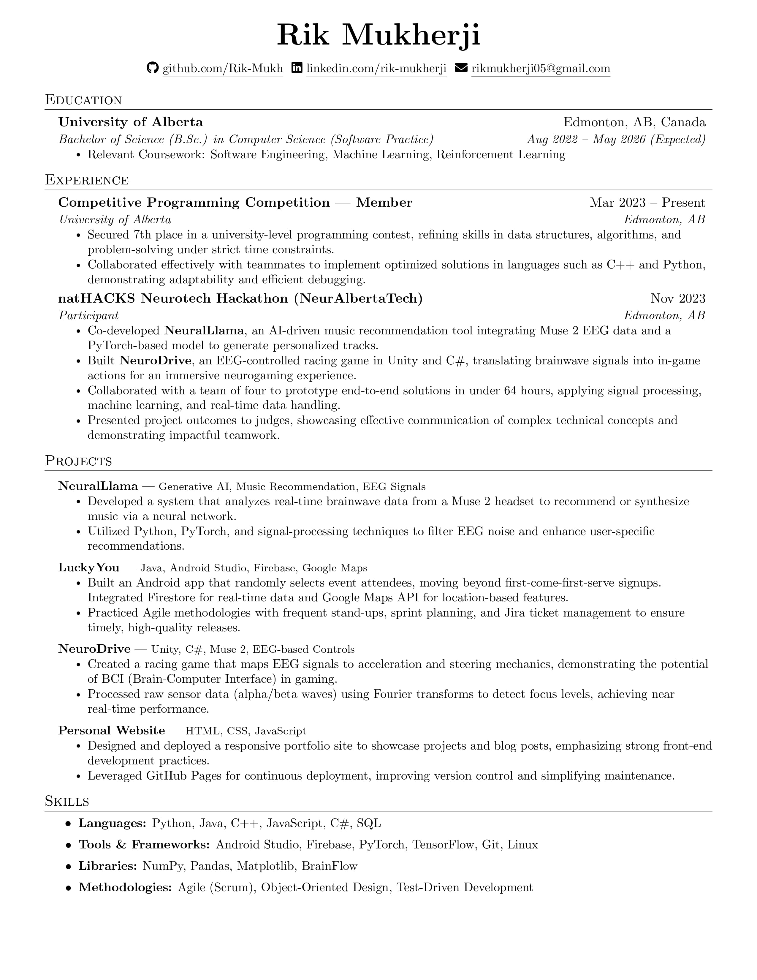 Resume
